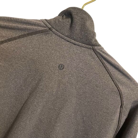 Lululemon Heather Dark Slate Men's Full Zip Training Jacket MED - Picture 5 of 6